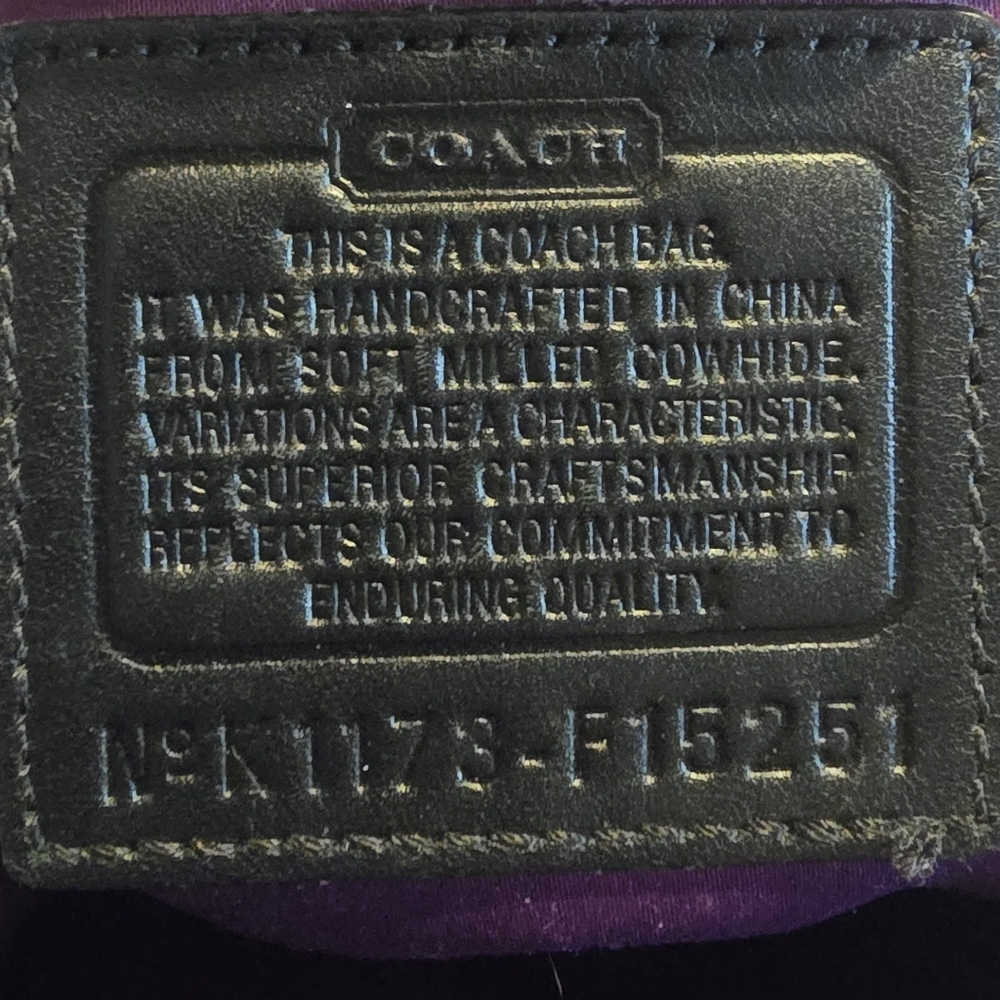 COACH Leather Hobo Purse - Picture 4 of 7